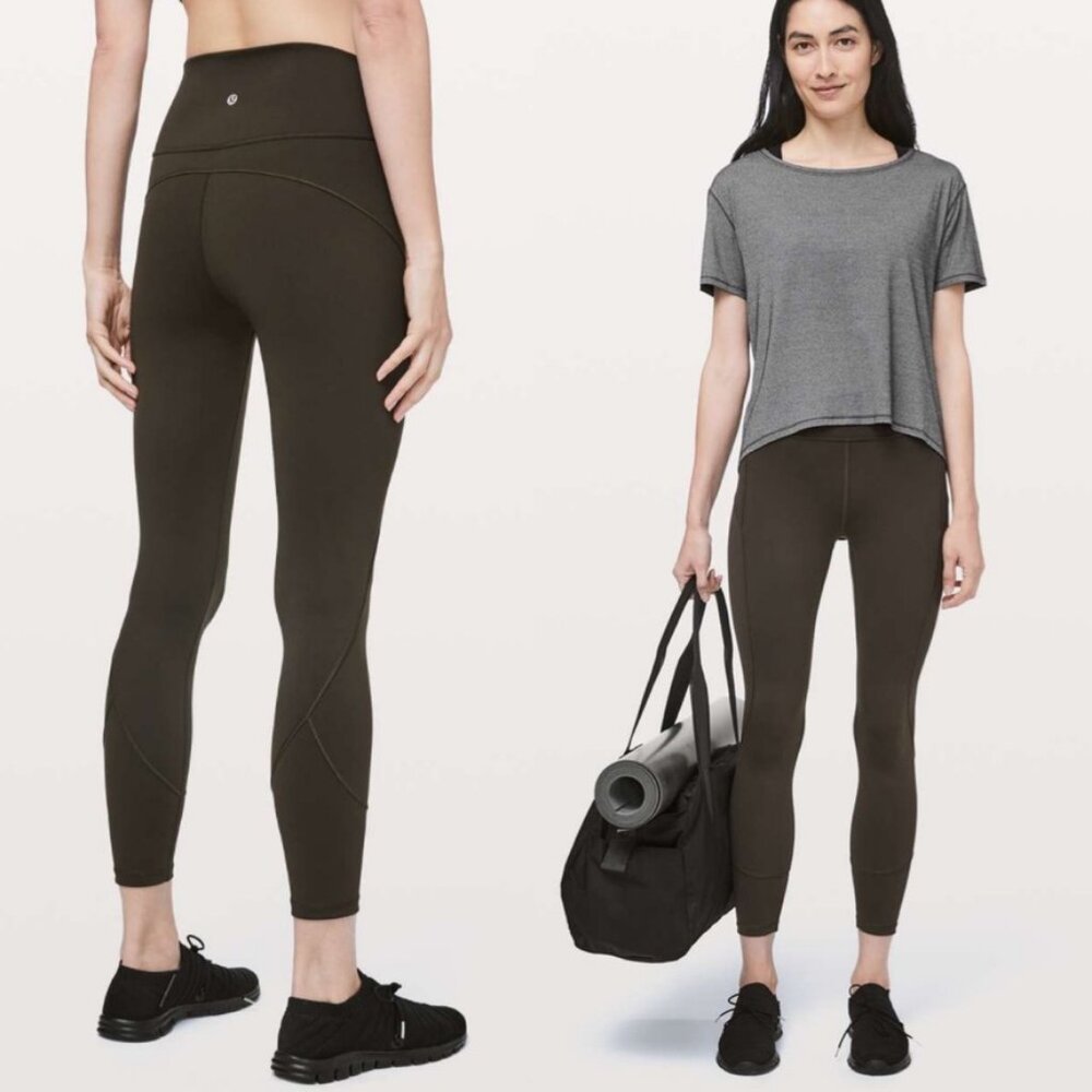 lululemon | In Movement 7/8 Tight Dark Olive